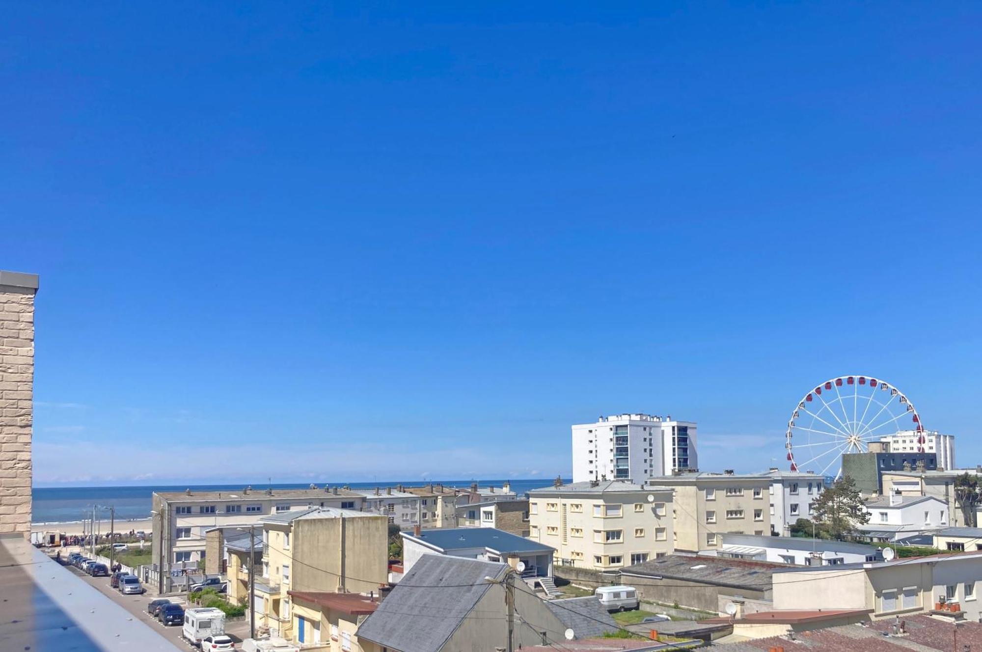 Rooftop Terrasse Vue Phare Et Mer Berck Buitenkant foto